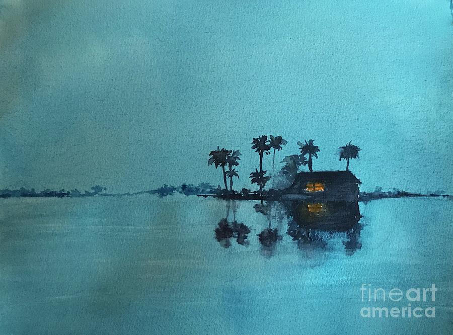Backwater life Painting by George Jacob