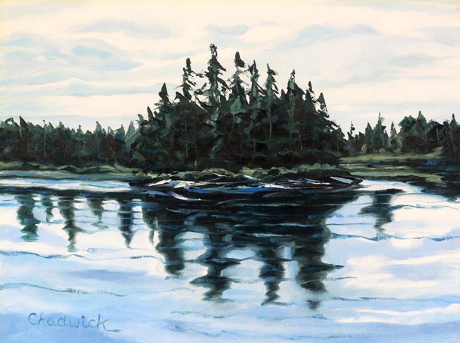Impressionism Painting - Backwoods Ontario by Phil Chadwick