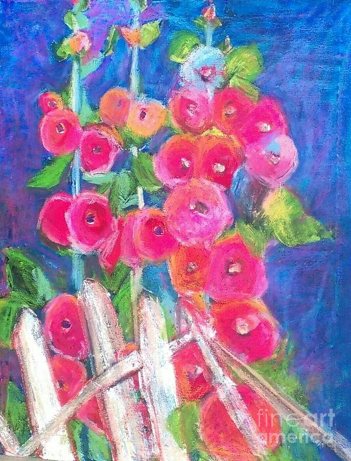 Backyard Poppies Painting by Sherry Harradence