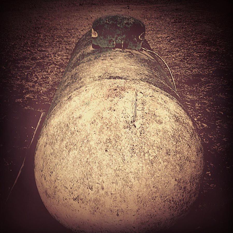 Fall Photograph - Backyard Propane Tank. #ondragontime by Alex Haglund