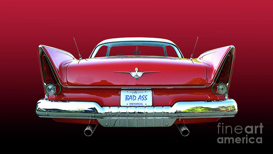 Bad Ass 1956 Plymouth Digital Art by Anthony Ellis