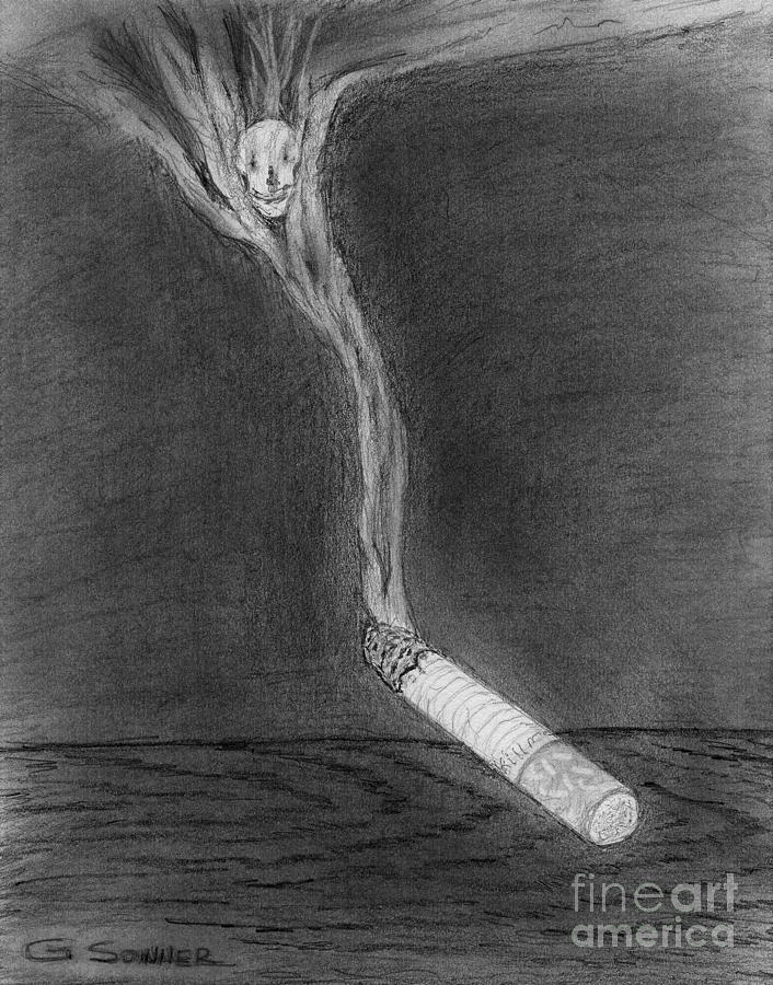 Bad habits Drawing by George Sonner