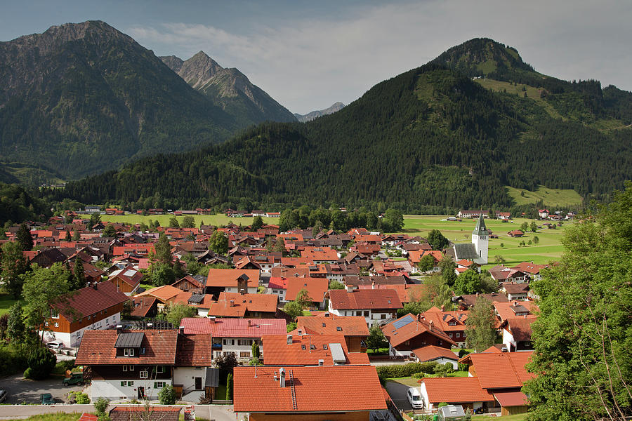 Bad Hindelang Alpine Village Photograph