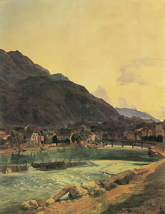 Vintage Painting - Bad Ischl by Mountain Dreams