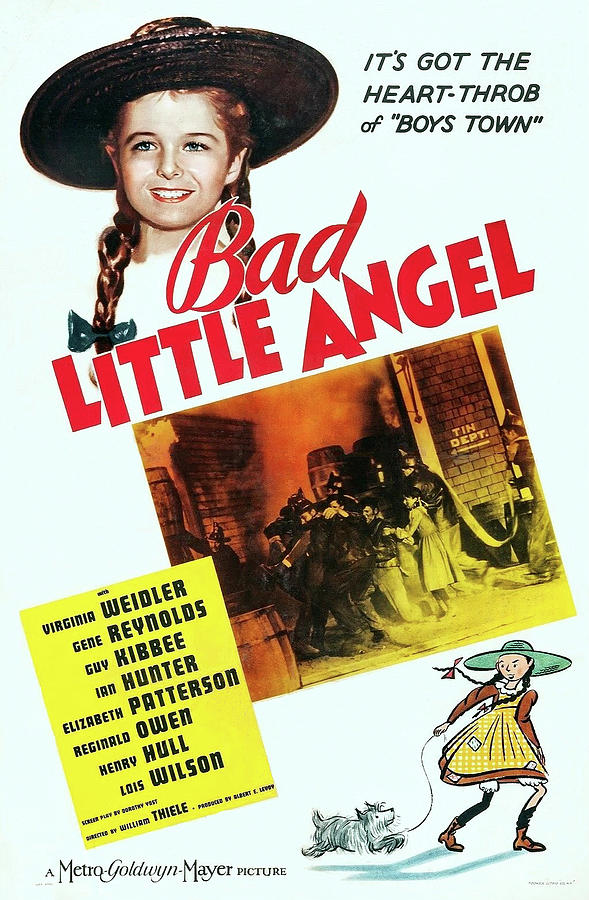 Bad Little Angel 1939 Mixed Media by Mountain Dreams