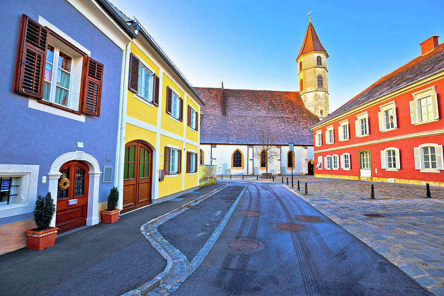 Bad Radkersburg colorful street view Photograph by Brch Photography