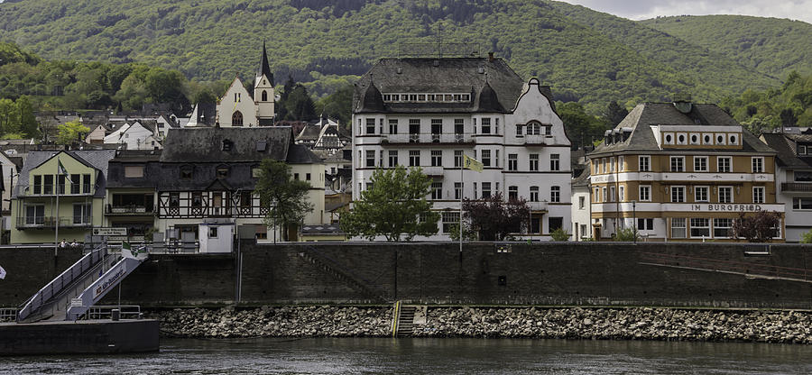 Bad Salzig on the Rhine in Germany Photograph by Teresa Mucha