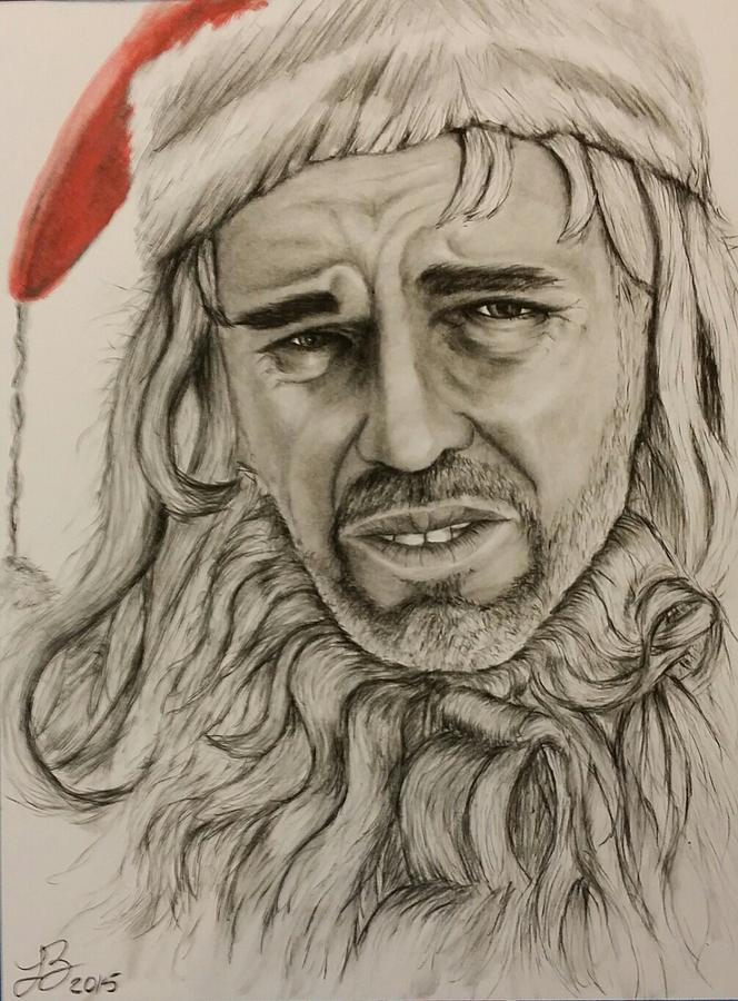 Bad Santa Drawing