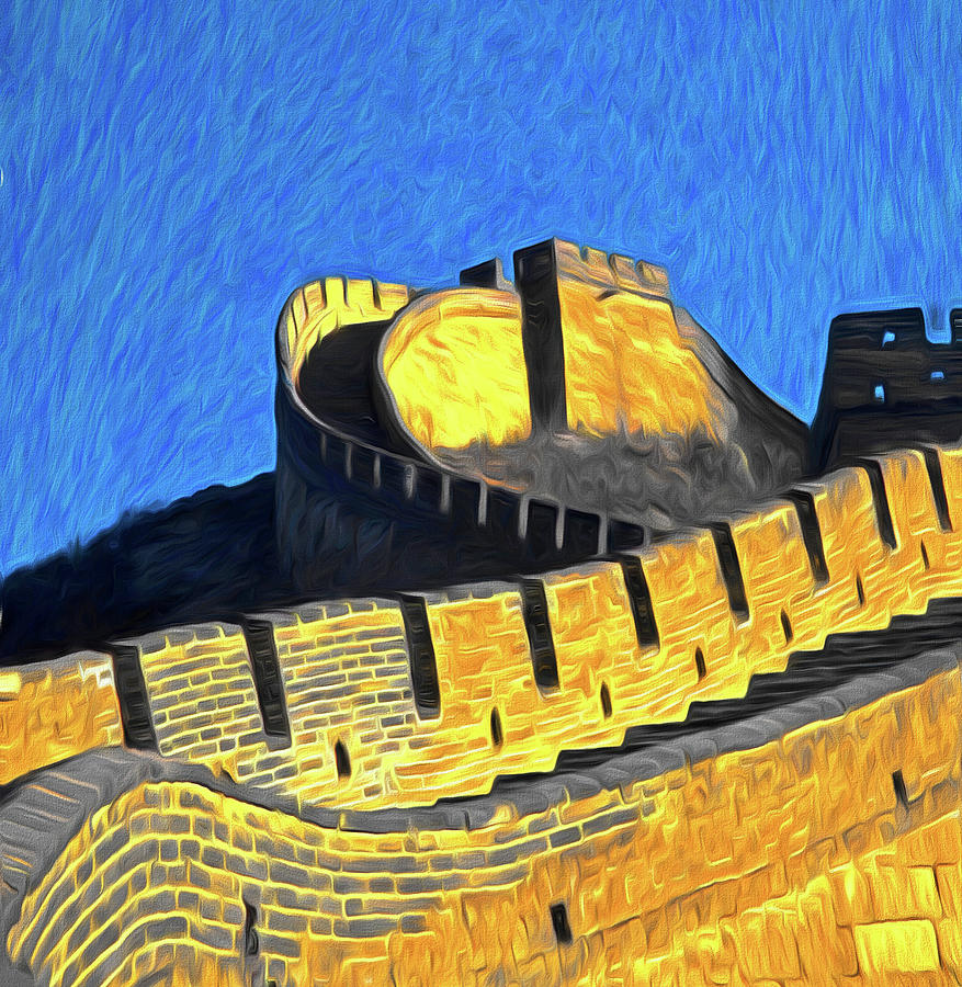 Badaling Great Wall Photograph by Dennis Cox