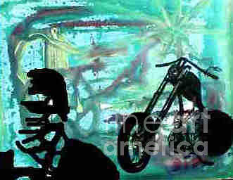Badbike Digital Art by Robert Francis