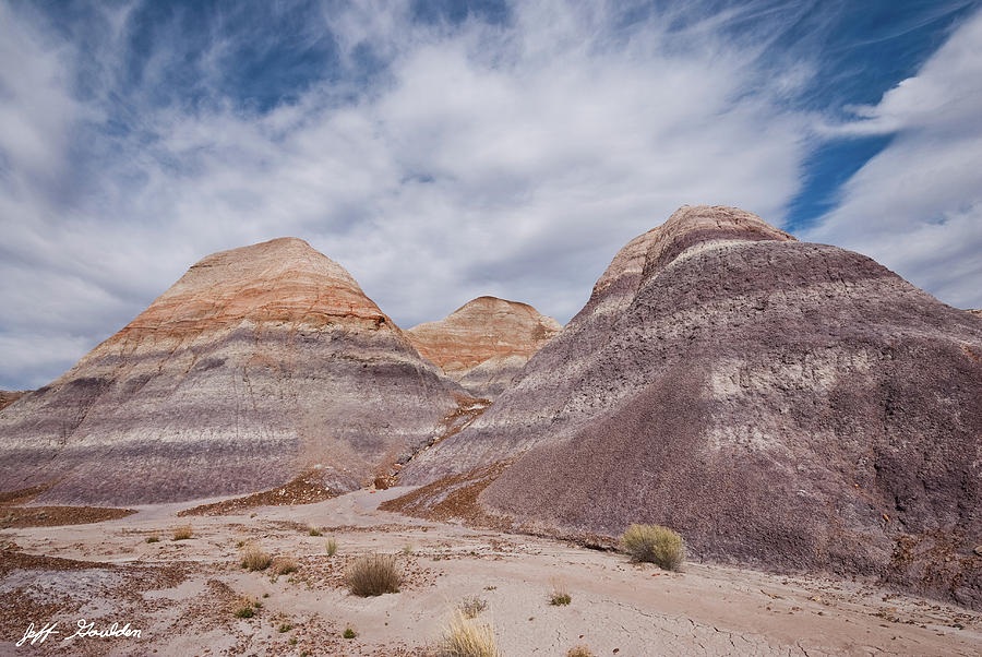 Petrified Forest National Park Photograph - Badlands Formation at Blue Mesa by Jeff Goulden