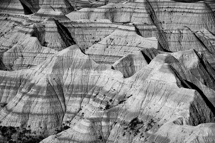Badlands in black and white by Andy Crawford Badlands in black and white by Andy Crawford