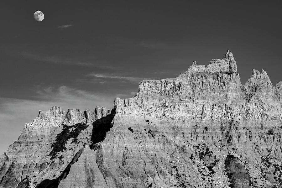 Badlands moon rising by Andy Crawford Badlands moon rising by Andy Crawford