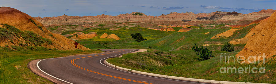 Badlands National Park Photograph - Badlands National Park Scenic Drive by Adam Jewell