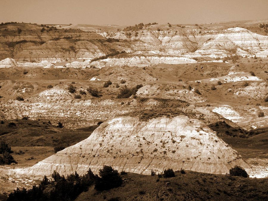 Badlands of Dakota Photograph by Cris Fulton