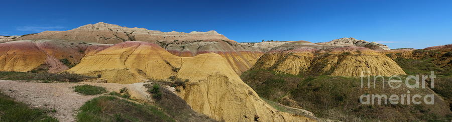 Badlands Panorama Photograph by Christiane Schulze Art And Photography