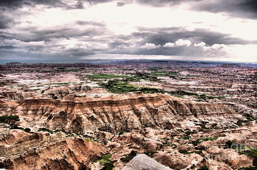 Badlands panorama Photograph by Jeff Swan