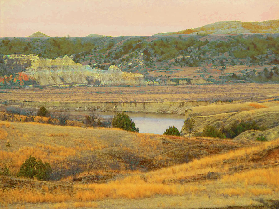 Badlands River Dream Photograph by Cris Fulton