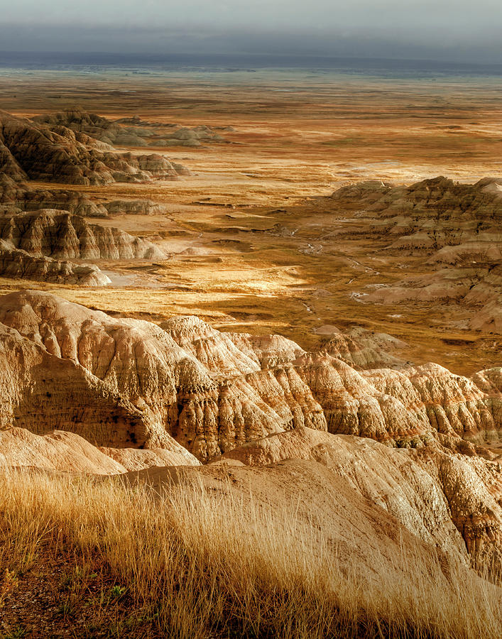 Landscape Photograph - Badlands by Ron  McGinnis