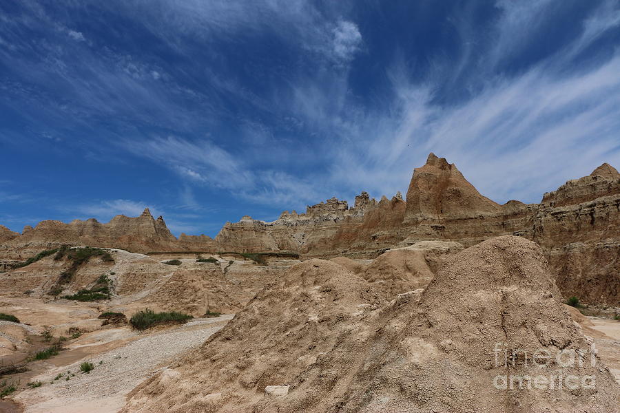 Badlands View From A Trail Photograph by Christiane Schulze Art And Photography
