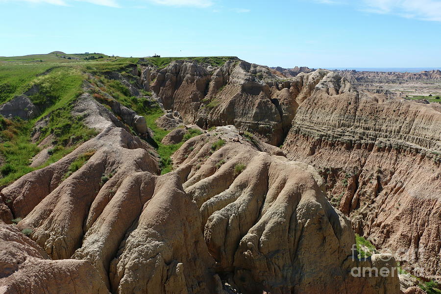 Badlands View From The Rim Road Photograph by Christiane Schulze Art And Photography