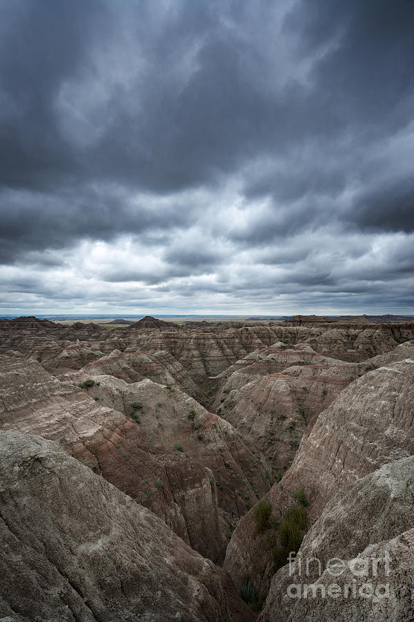 Badlands White River Valley  Photograph by Michael Ver Sprill
