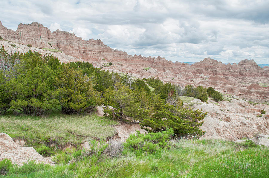 Badlands White River Valley Overlook Photograph by Kyle Hanson