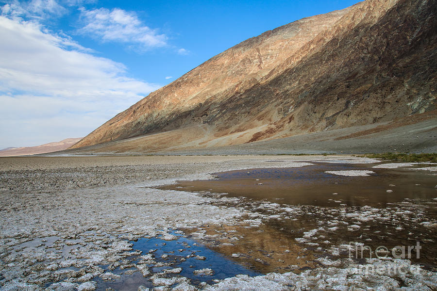 Badwater Basin Reflection Photograph by Suzanne Luft