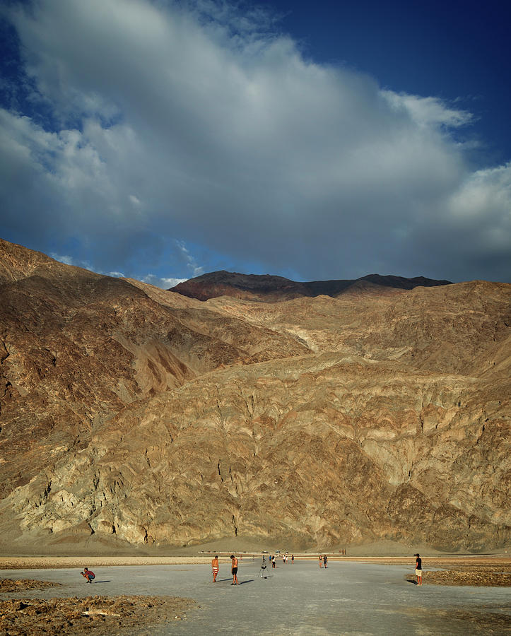 Badwater Hike Photograph by Ricky Barnard