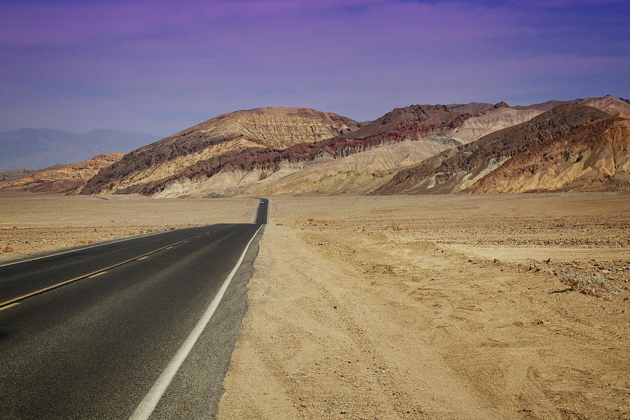 Badwater Road Photograph by Ricky Barnard