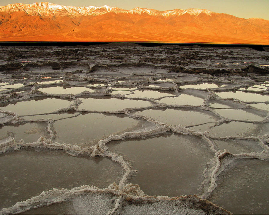 Badwater Sunrise Death Valley Photograph by Joe  Palermo