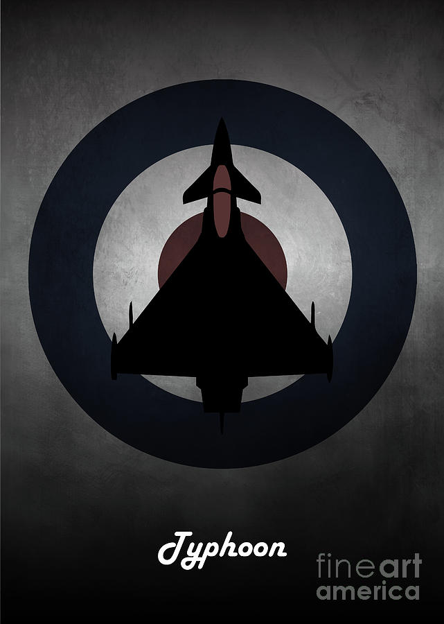BAe Typhoon RAF Digital Art by Airpower Art