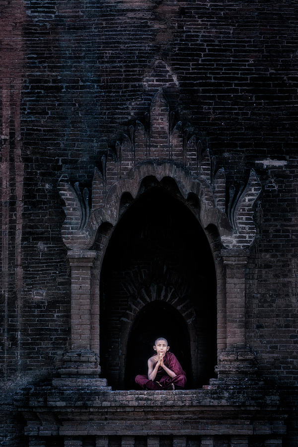 Buddha Photograph - Bagan - Myanmar by Joana Kruse