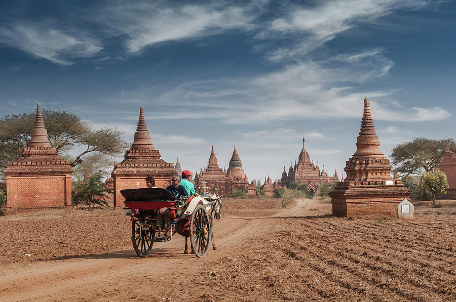 Bagan Ride Photograph by Usha Peddamatham