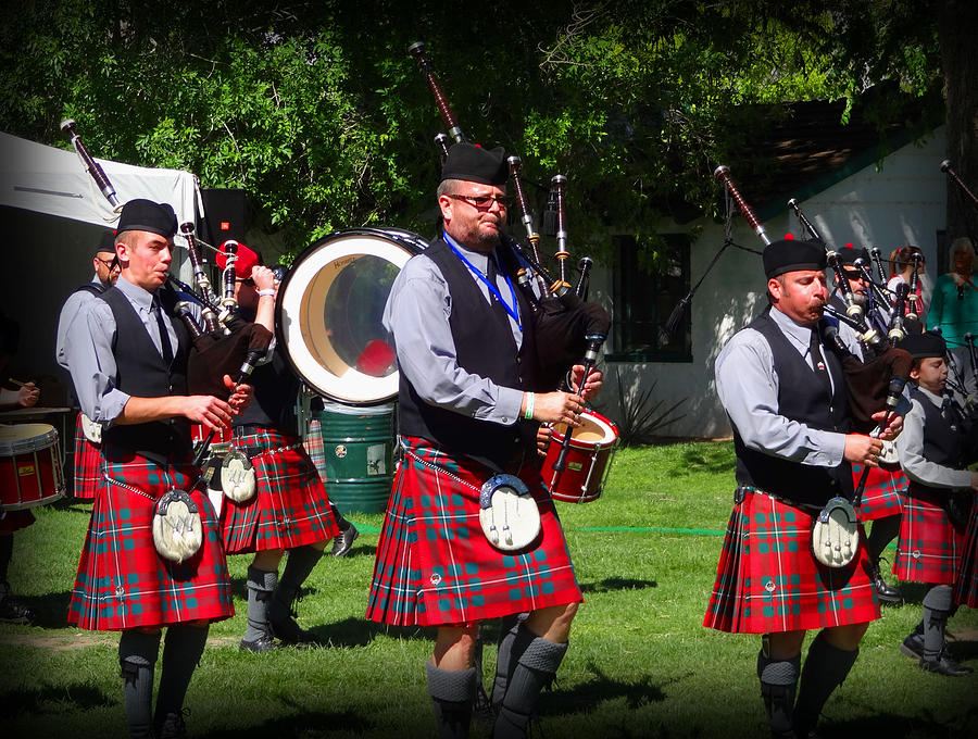 Pipes and Drums Photograph by Donna Spadola