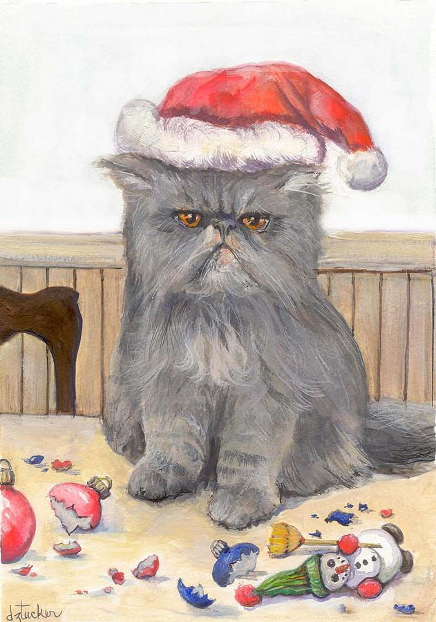 Bah Humbug Painting by Donna Tucker