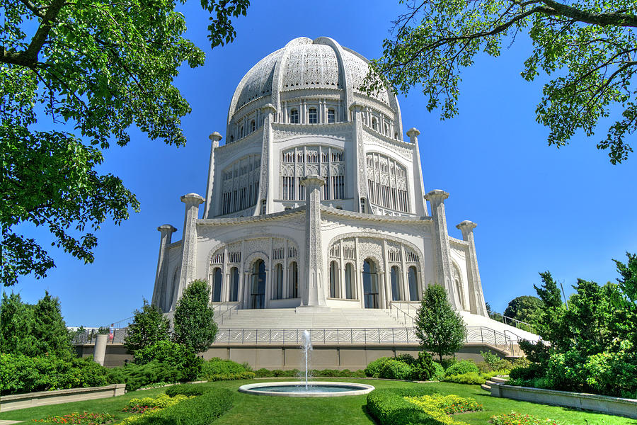 Bahai Temple in Wilmette IL Photograph by Alan Toepfer