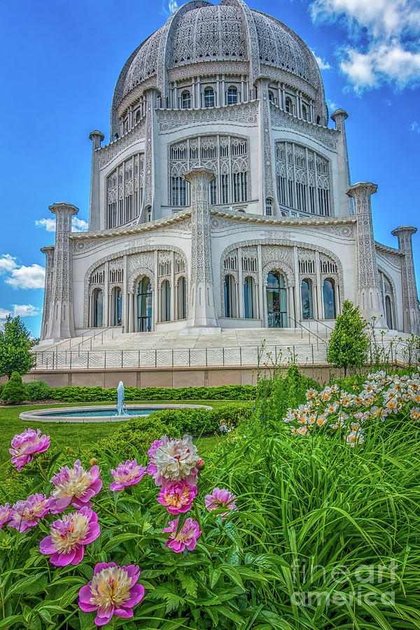 Bahai Temple Photograph by Izet Kapetanovic