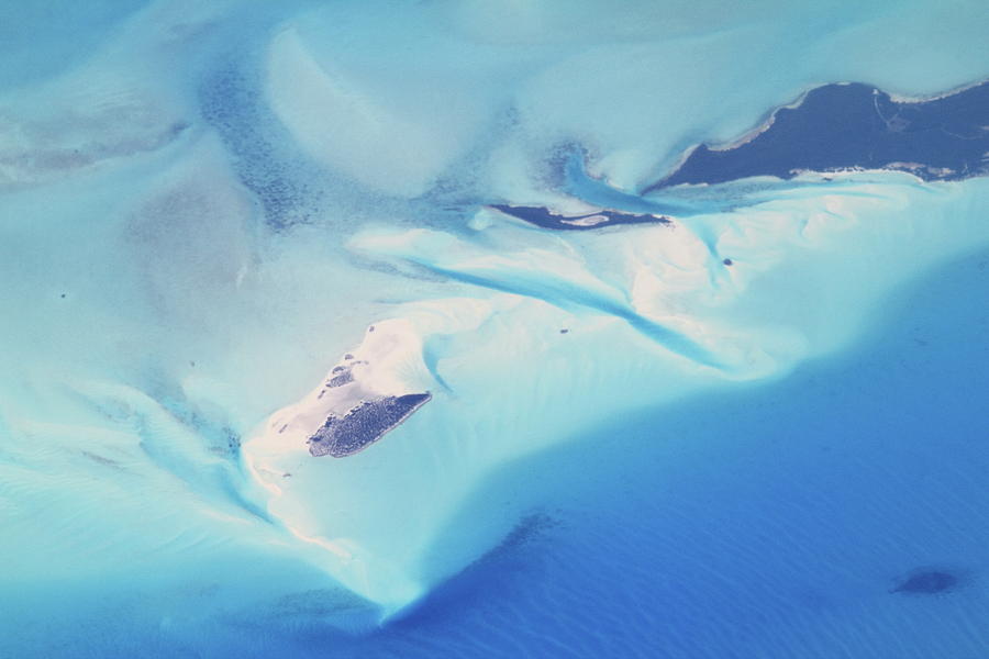 Bahama Banks Aerial seascape Photograph by Roupen Baker