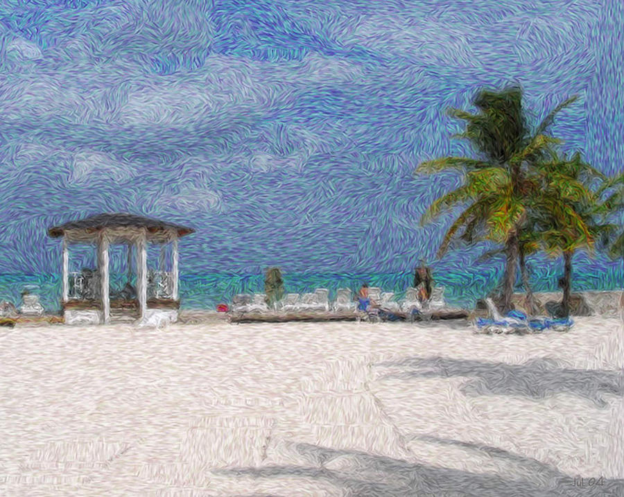 Impressionism Digital Art - Bahamas by Julie Niemela
