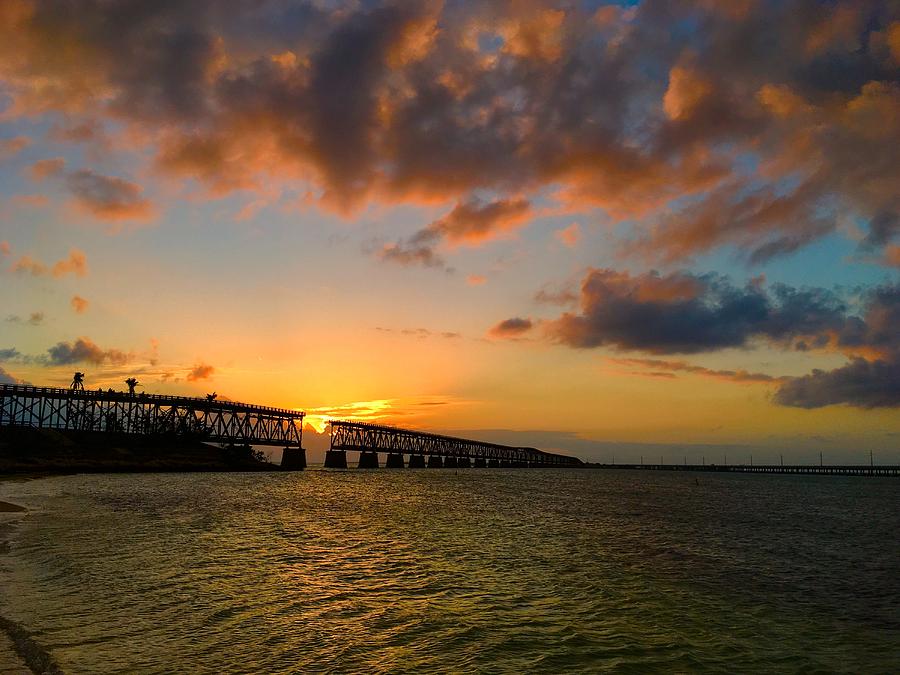 Sunset Photograph - Bahia Honda Sunset by Kevin Karolewicz