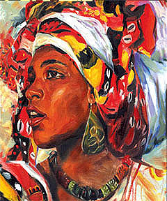 Bahiana from Brazil Painting by Wendell Wiggins Fine Art America