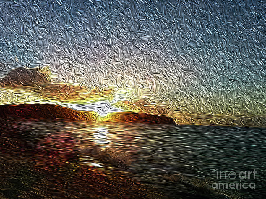 Baie Rouge Sunset Digital Art by Francelle Theriot