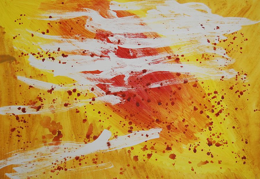 Abstract Painting - Bailando en El Sol by Lauren Luna