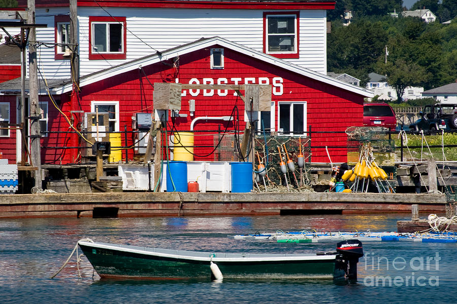 Bailey Island Lobster Pound Photograph by Susan Cole Kelly