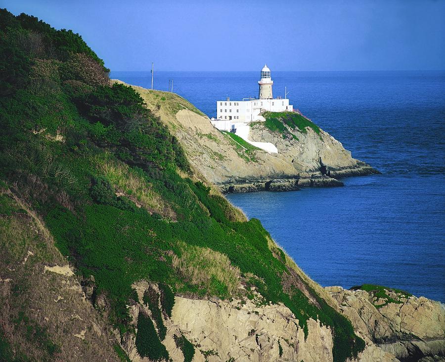 Lighthouse Photograph - Baily Lighthouse, Howth, Co Dublin by The Irish Image Collection 