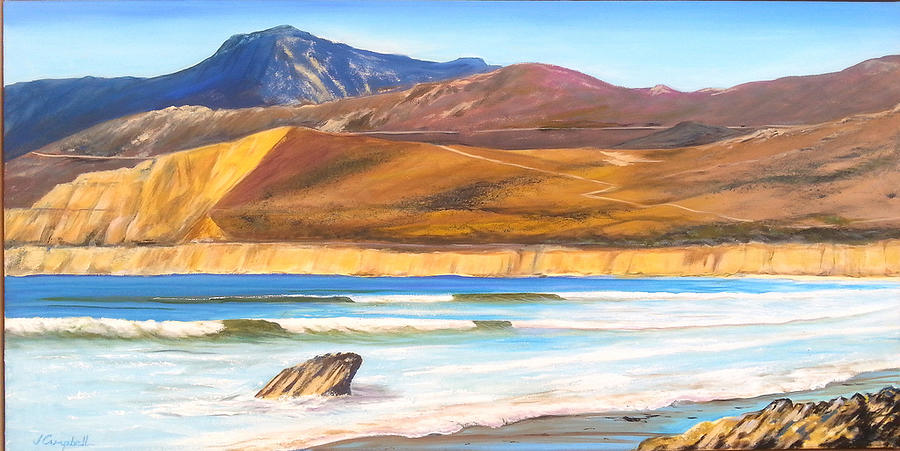 Baja Jalama Painting by Jeffrey Campbell