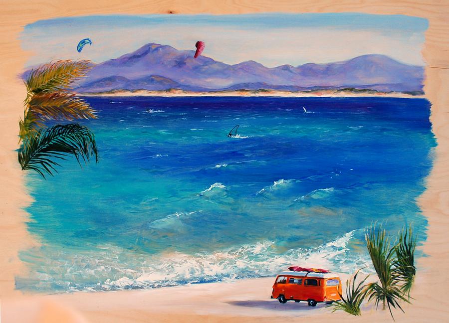 Landscape Painting - Baja Safari by Lynee Sapere