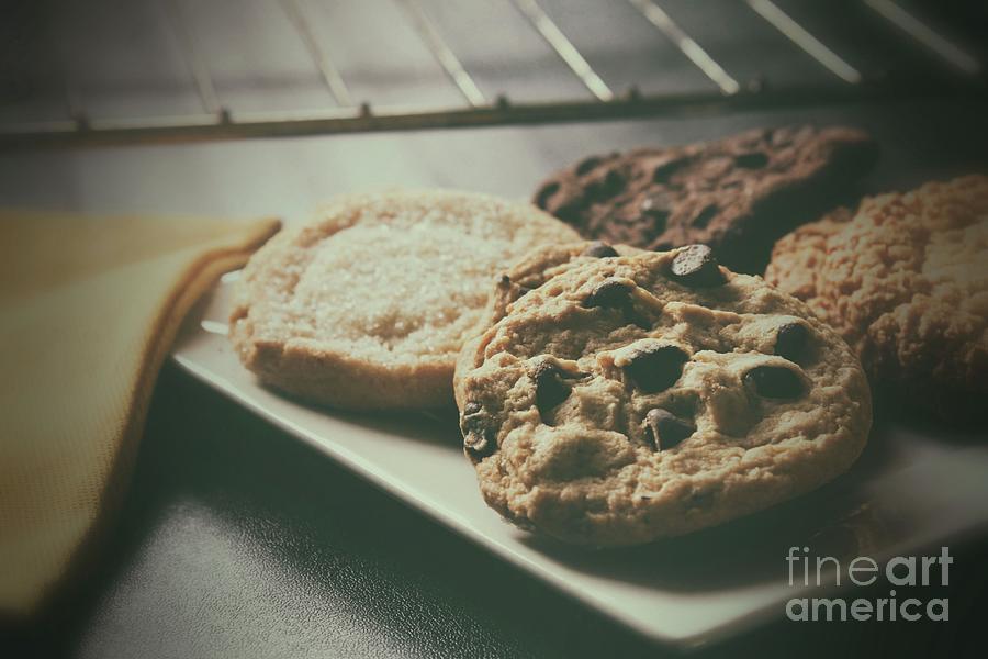Cookie Photograph - Baked Cookies by Jimmy Ostgard