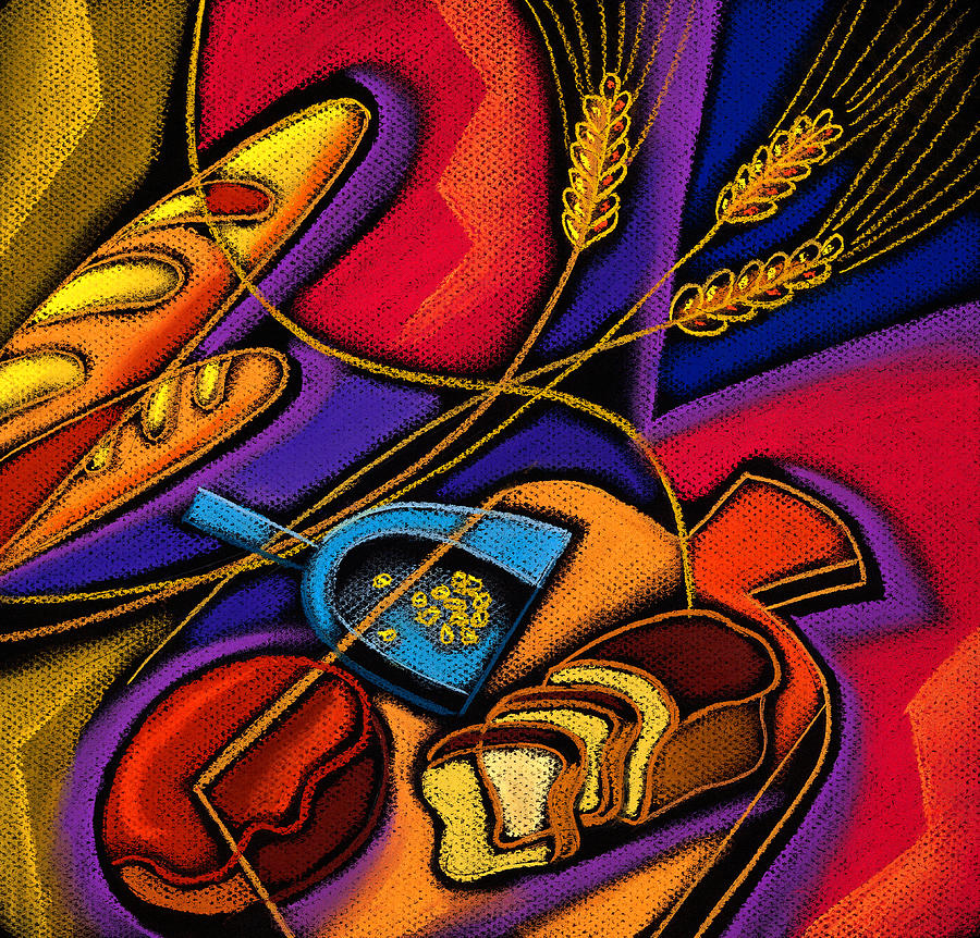 Baked goods Painting by Leon Zernitsky Baked goods Painting by Leon Zernitsky